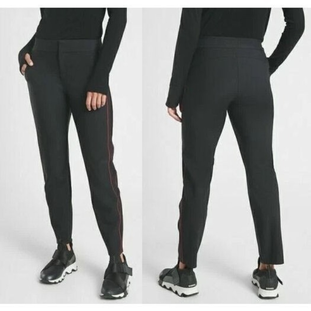 Athleta Stellar Trouser Pants Womens 4 Pockets Stretch Commute Work Travel NEW